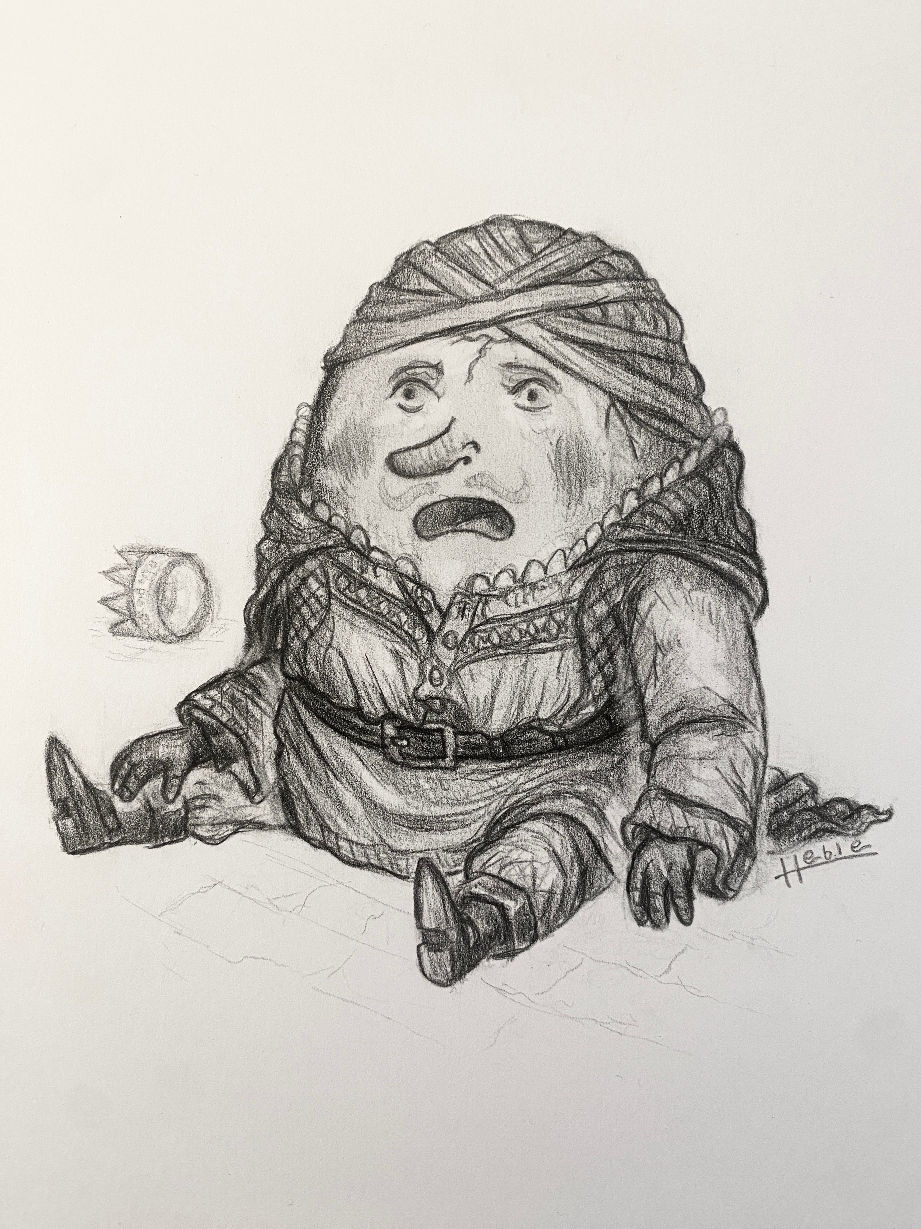 Humpty Dumpty (Original Drawing)
